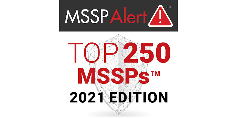 Logo to MSSP Alert Top 250 MSSPs 2021 Edition